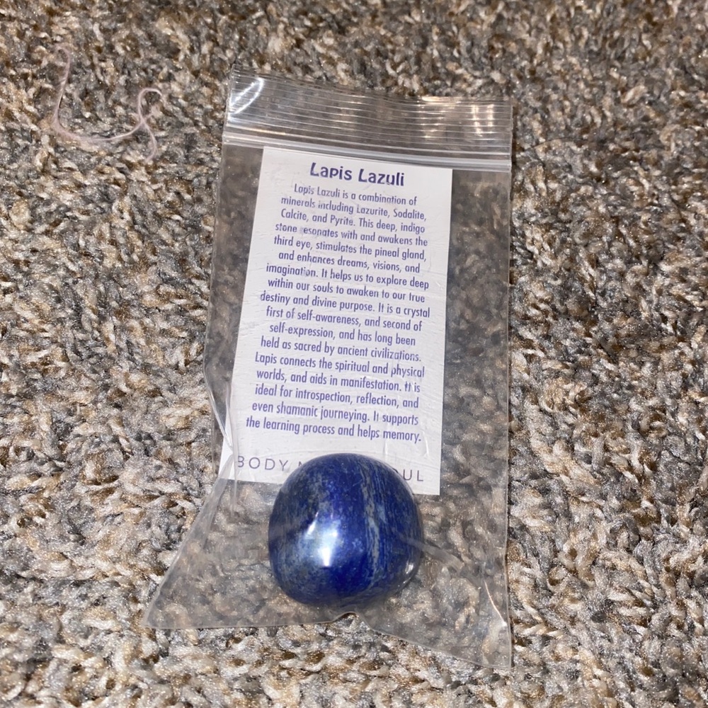 NWT Lapis Lazuli Crystal Free Form